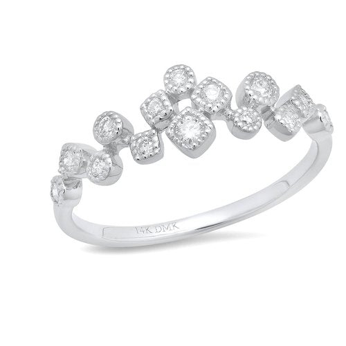 DMR122  <br>Part of the exclusive D. M. Kordansky design collection  <br>Diamond weight- .23