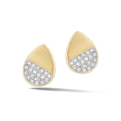 E00088 <br> Mini “pear” of earrings <br> Diamond weight - .13