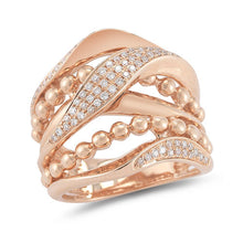 Original D. M. Kordansky Diamond Ring with Balls| EDKR102