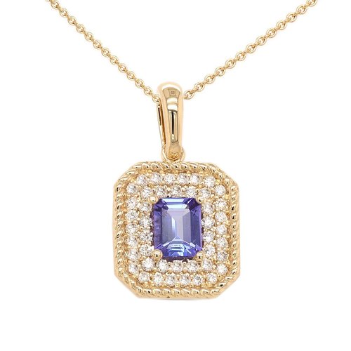 P5089Tan <br>.24 dia <br>.43 Tanzanite