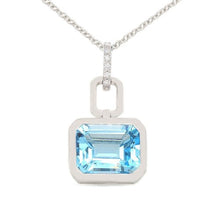Bezel set color pendent | P5356 SBT