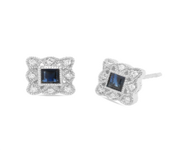 Baby color square studs | E4650