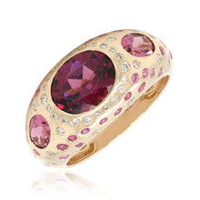 Puffy 3c stone ring | R13424