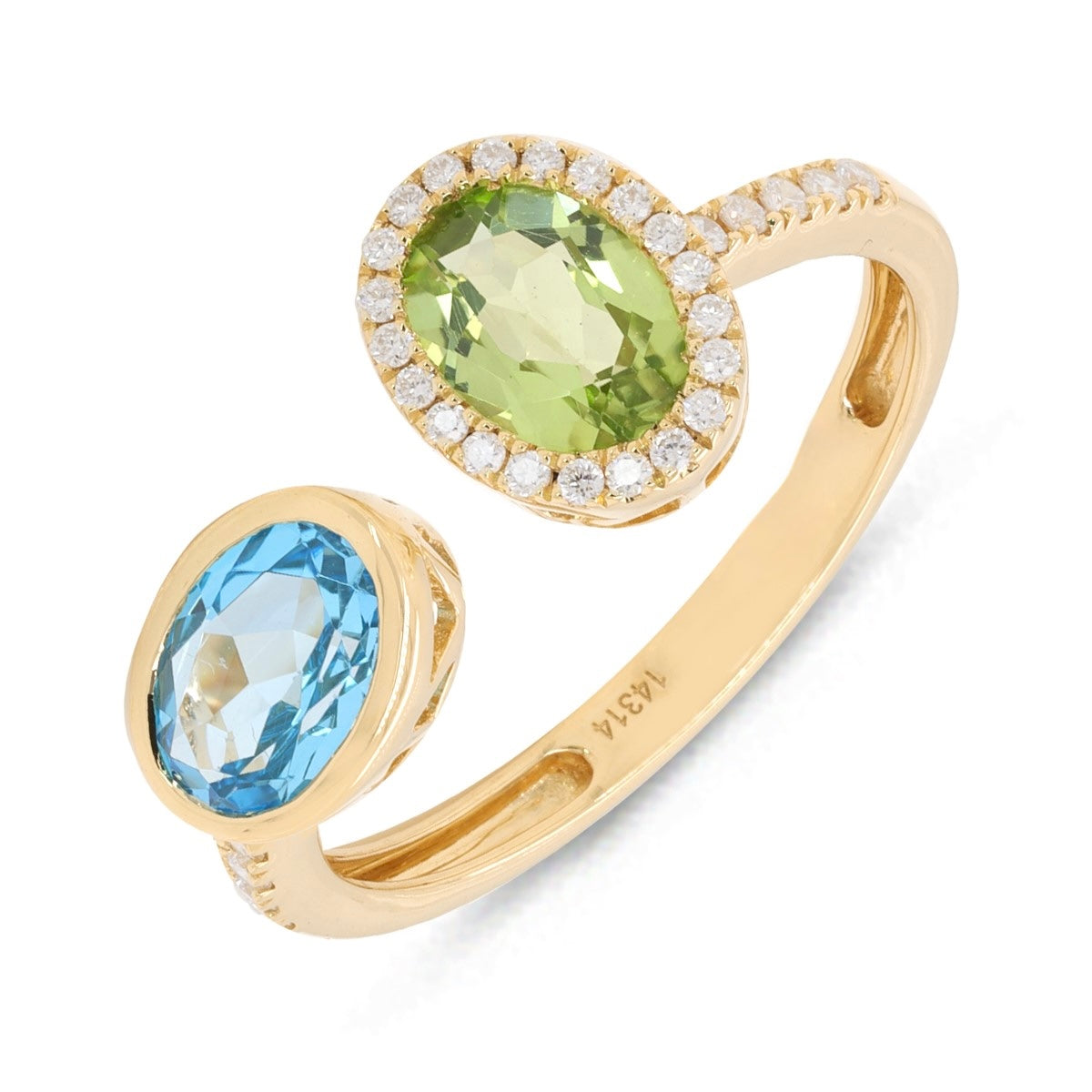 Open ovals ring | R14314