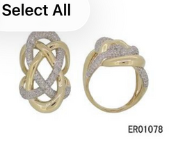Philly Pretzel Ring| ER01078