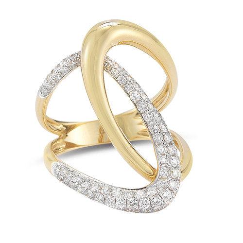 ER01227 <br> .85 dia. twisted ring