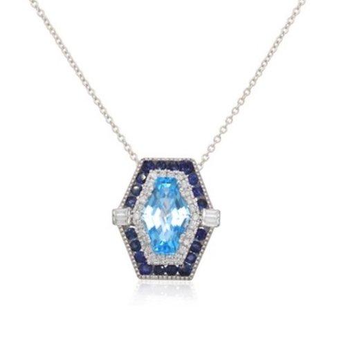 P5403wsbt <br>.14 dia. <br>.31 sapphires <br>1.52 blue topaz