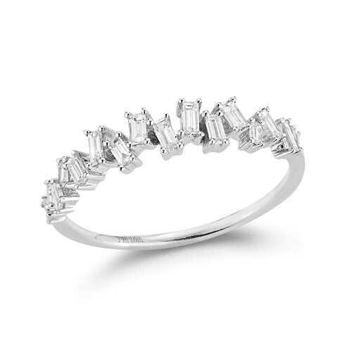 r19448  <br>Leaning Baguette Ring- .36dia.