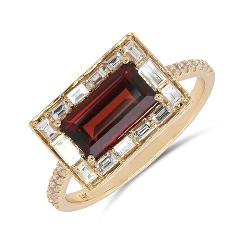 R13196GN<br> .53 Dia./1.77Garnet