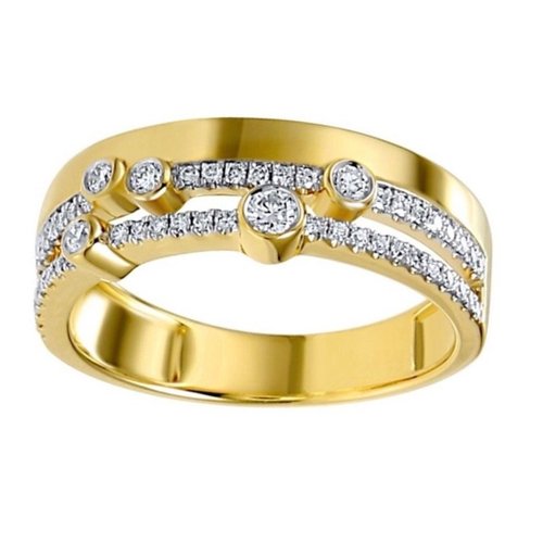 DMR173<br>  Exclusive DMK Design Two Layer Ring <br>.31 Dia.