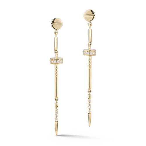 E40043<br>  Nailhead or Sword Earrings w/ .07 dia.