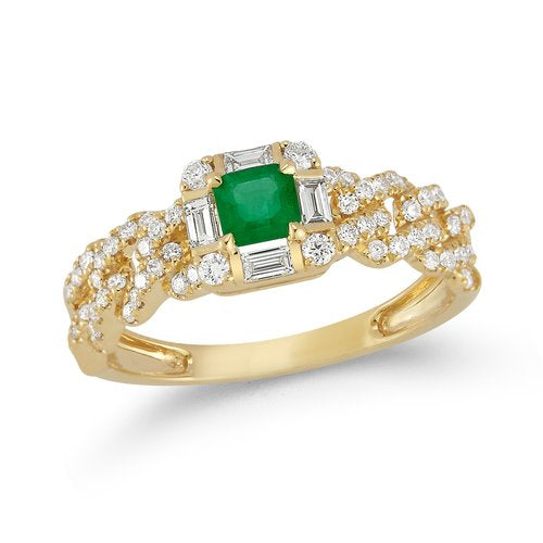 R12853E  <br>49 Dia./.27 Emeralds