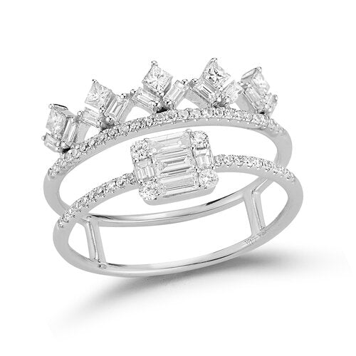 R20760  <br>Majestically Wild Ring <br> .72 Dia.