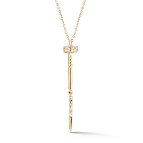 P40011  <br>Nail Head Necklace <br>.04 Dia.