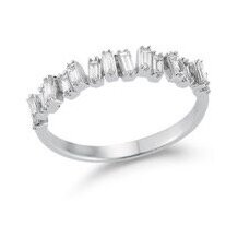 R7349 <br> Baguette ring <br> .36 Dia.