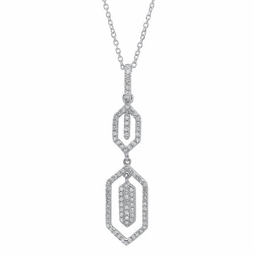 P18520  <br>Diamond weight- .23(with chain)